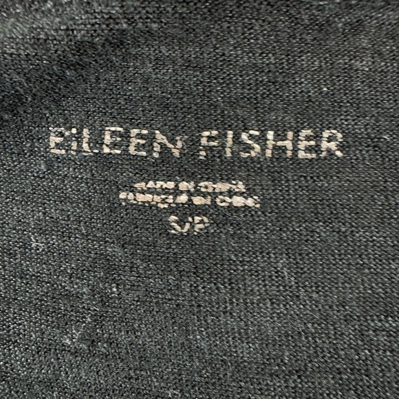 Eileen Fisher Size Small 100% Linen Stretch Knit Oversized Jersey T Shirt Top - Picture 5 of 6